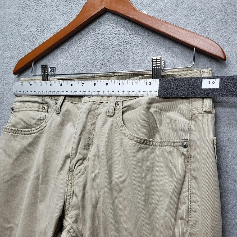 Levi's 559 Men Pants 31X32 Khaki Relaxed Straight Twill‎ 29